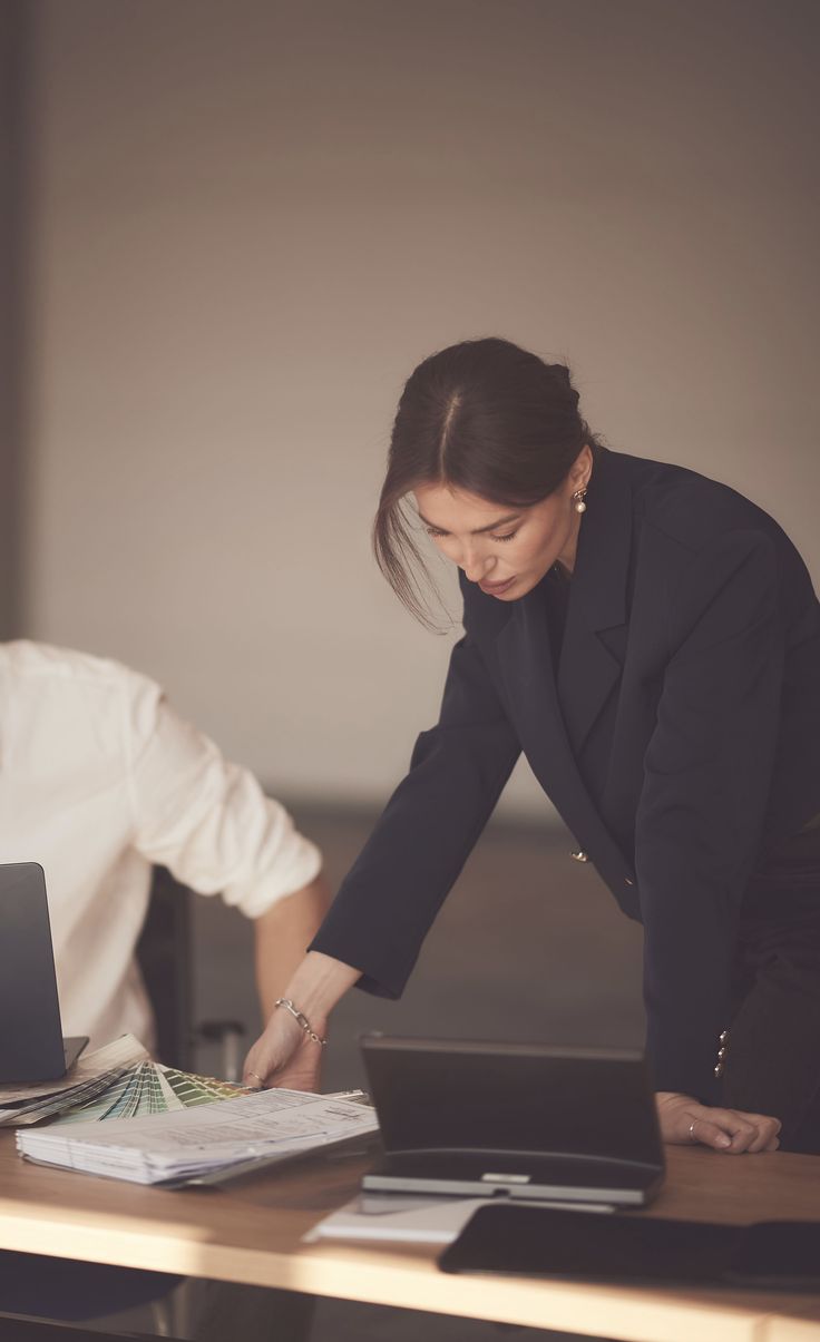 Office manager planning an event and coordinating lunch