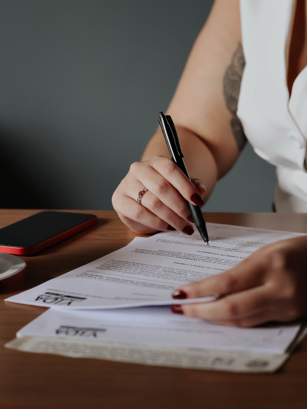 Corporate catering contract and standing agreement