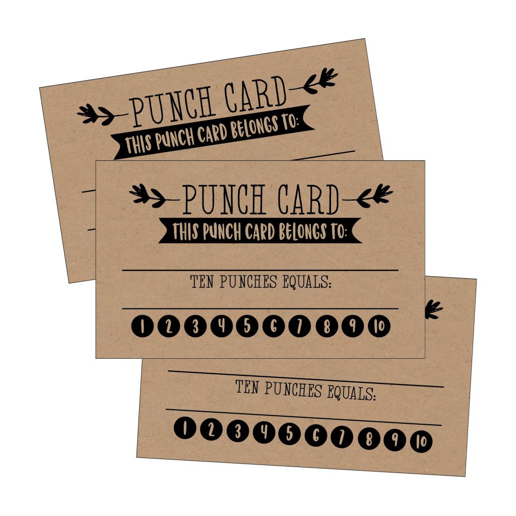 Punch cards and loyalty rewards at a food truck window
