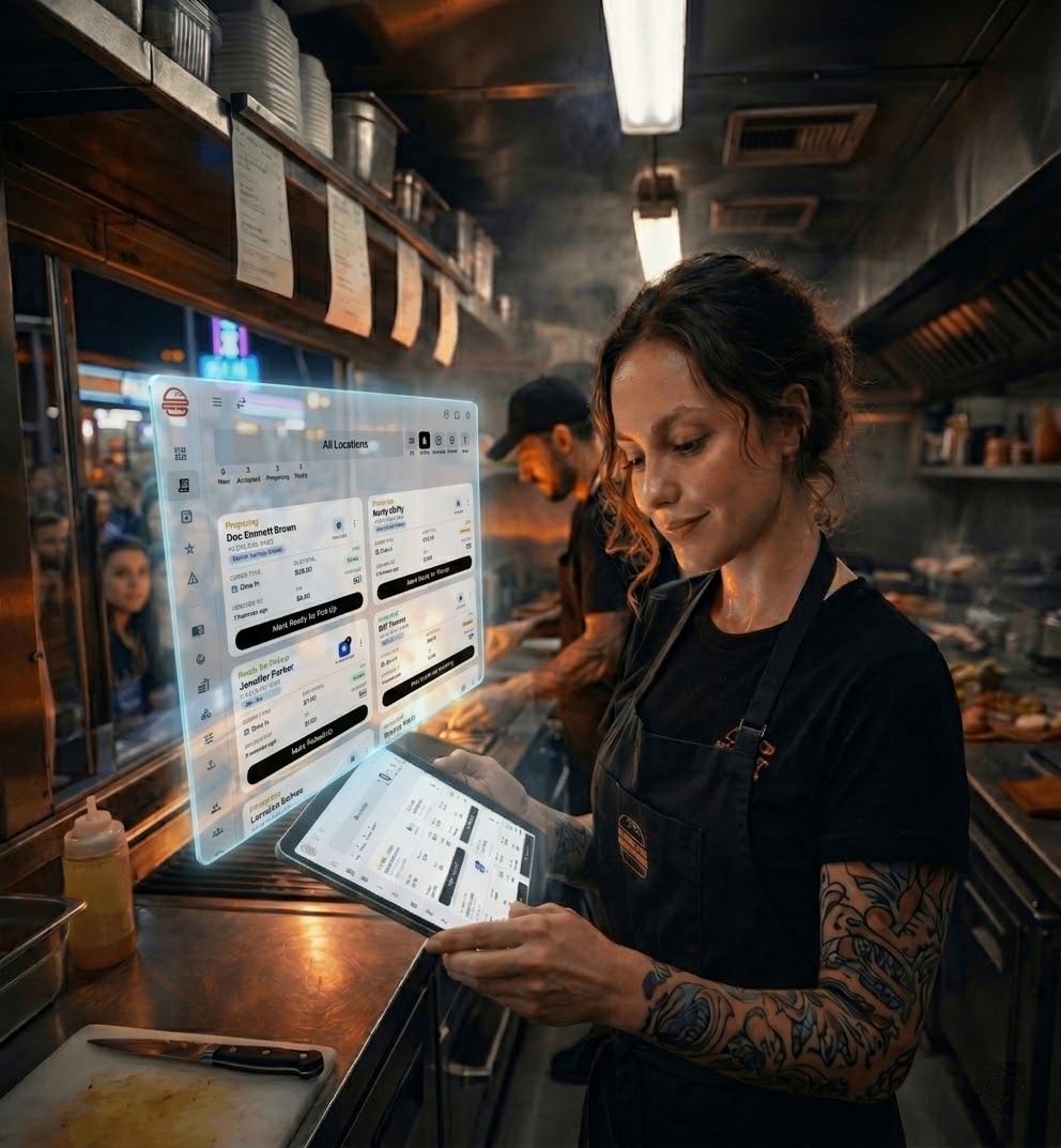 Outbites direct online ordering dashboard