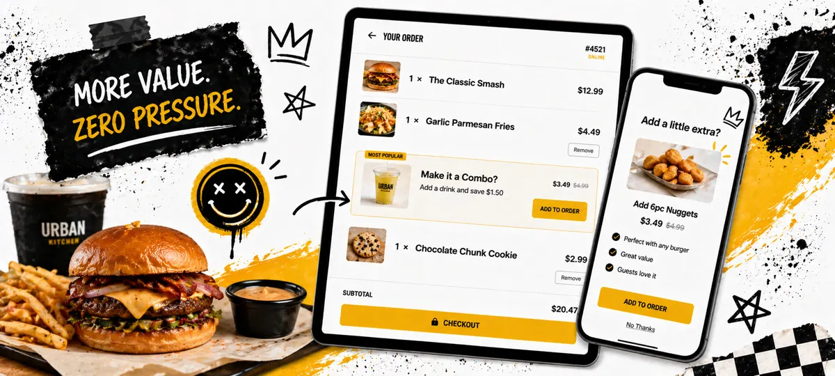 Upsell suggestions in checkout