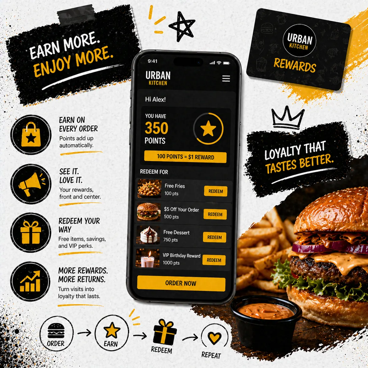 Loyalty & Rewards page preview