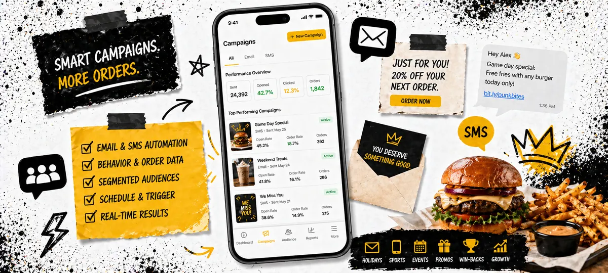 Marketing automation for restaurants