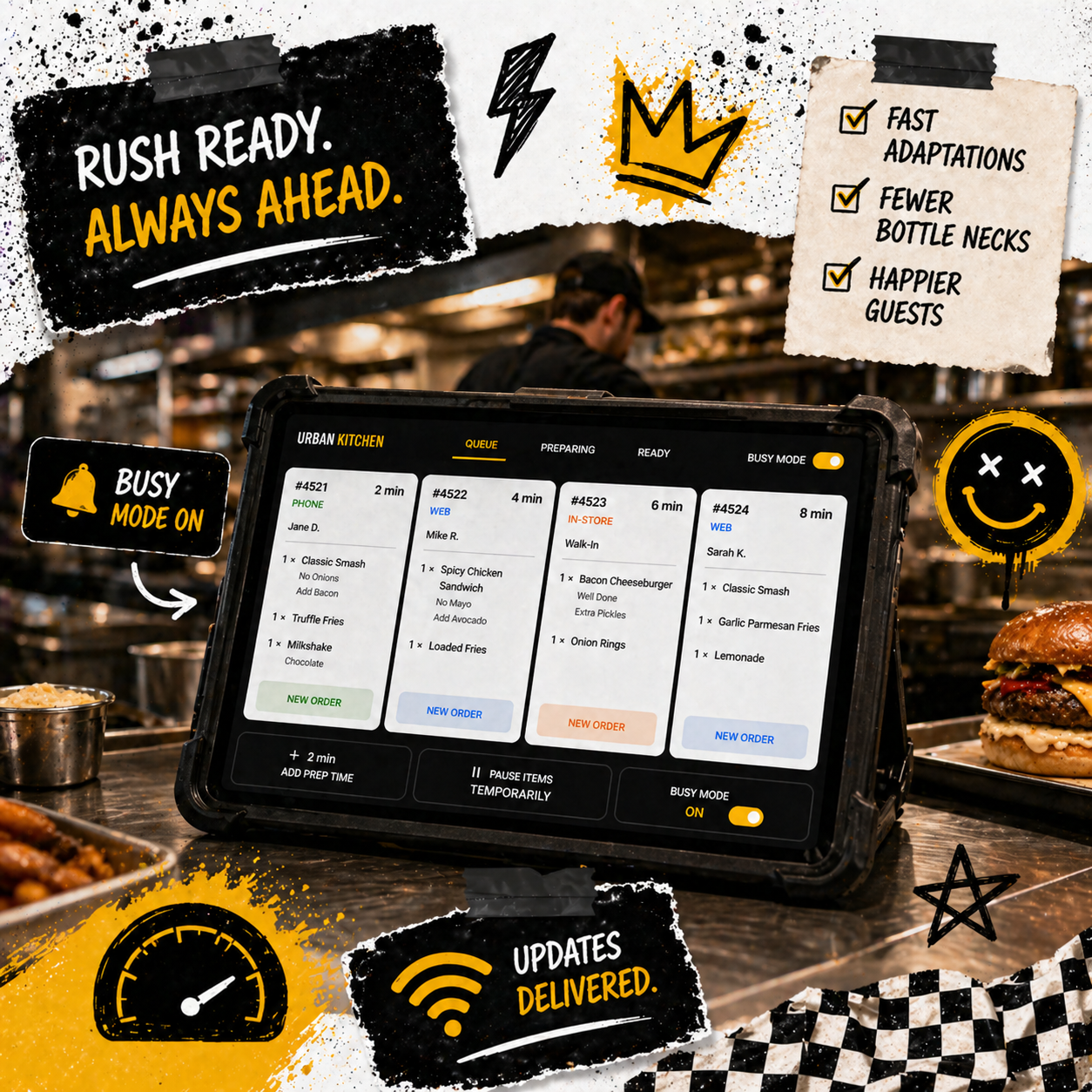 Kitchen Tablet page preview