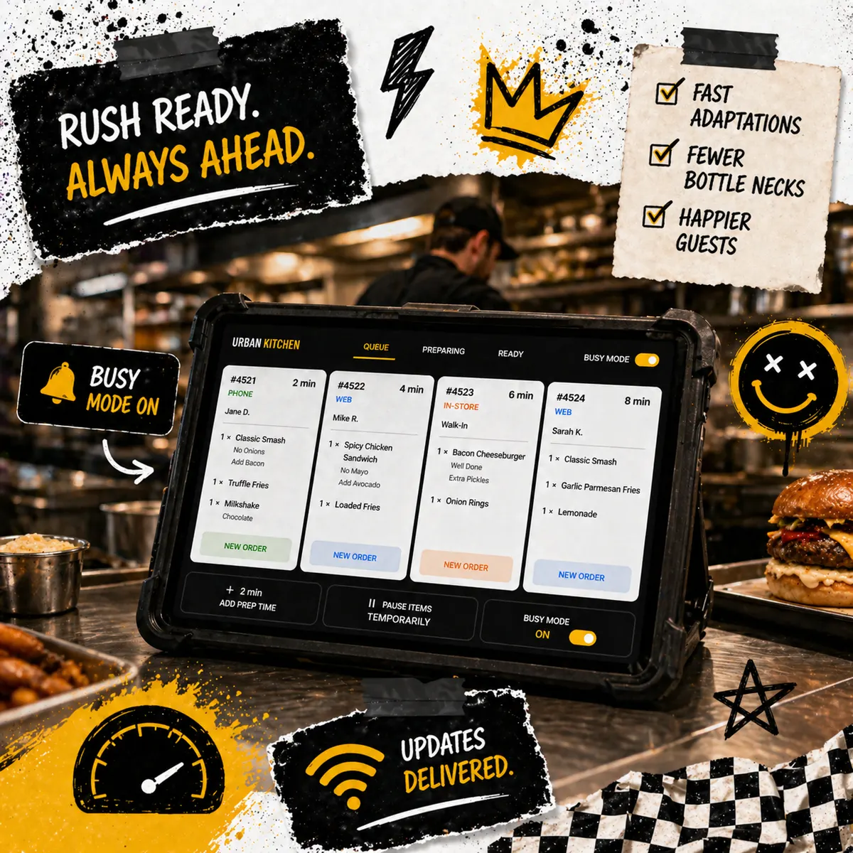 Kitchen Tablet page preview